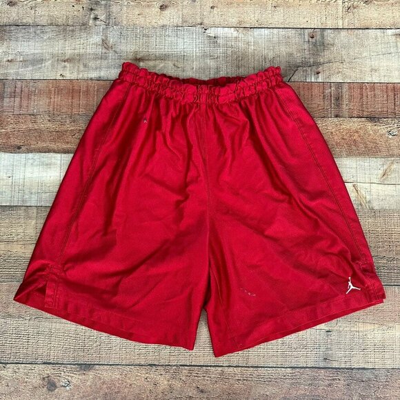 Air Jordan Men's Size M Red Athletic Basket Ball Shorts - Picture 1 of 12